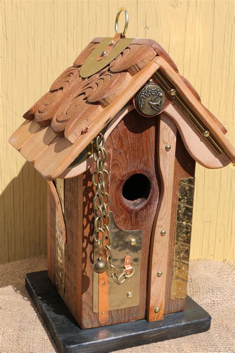 unique handmade bird houses